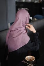 روسری نخ پلیسه پوست پیازی ستاره - Image 2