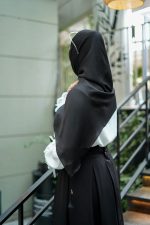 روسری نخ کریستال مشکی - Image 2