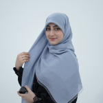 روسری وال اسلپ طوسی روشن پریماه