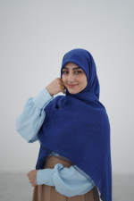روسری وال اسلپ آبی کاربنی پریماه