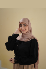 روسری نخ کریستال دارچینی