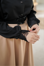 شومیز کرپ ژاکلین دلوین