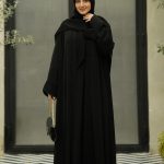 عبای کرپ اندونزی مشکی شاهدخت