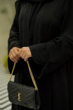 عبای کرپ اندونزی مشکی شاهدخت - Image 2