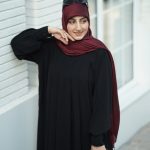 عبای حریر اسود مهد