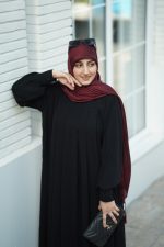 عبای حریر اسود مهد