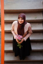 روسری ابریشم ژاکارد قهوه ای کهربا