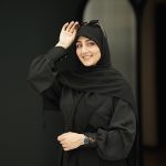 روسری کریشه نخ مشکی