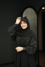 روسری کریشه نخ مشکی