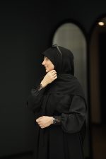 روسری کریشه نخ مشکی - Image 2