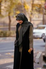 روسری کریشه وارداتی سبز ارتشی دلربا