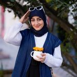 روسری کریشه وارداتی سورمه ای دلربا