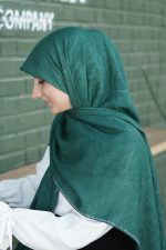 روسری وال اسلپ زمردی آیسو - Image 2