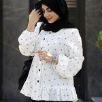شومیز موسلین پاپیون
