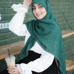 روسری وال اسلپ زمردی آیسو