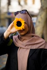 روسری کریشه وارداتی نسکافه ای دلربا - Image 2