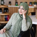 شال کریشه وارداتی سبز ماچا لارا